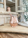 Vintage Inspired Copper Small Pitcher